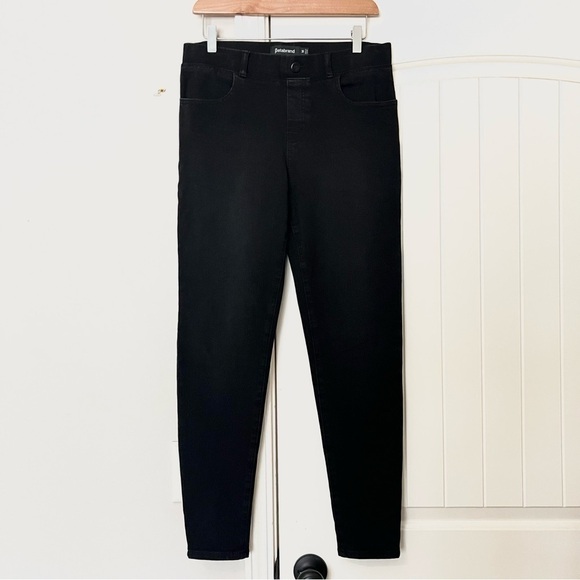 Betabrand Yoga Skinny Denim Jeans Washed Black - Picture 5 of 10